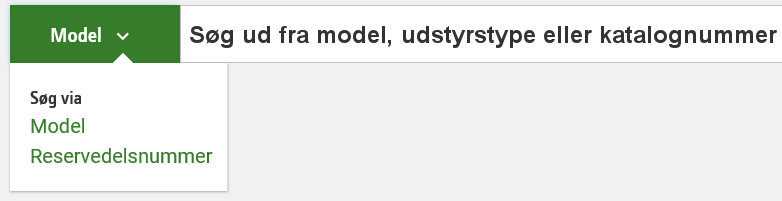 parts lookup dropdown