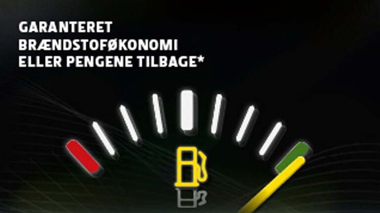 Garanteret brændstoføkonomi eller pengene tilbage*