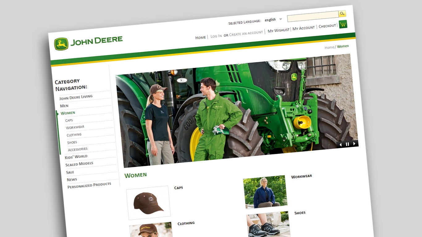 John Deere online butik