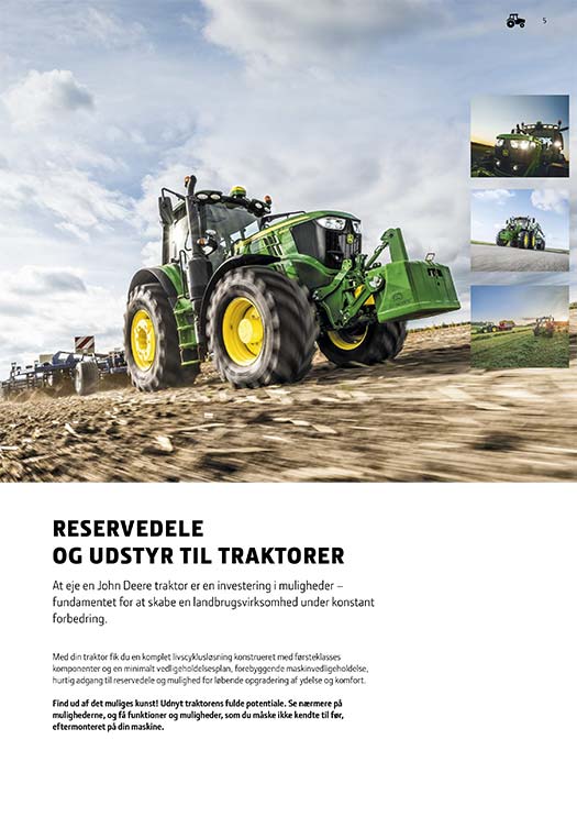 Reservedele og tilbehør til traktorer