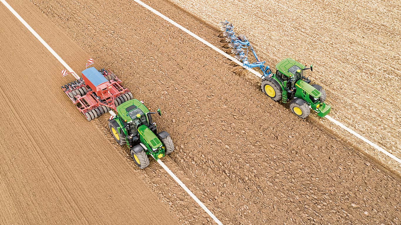 Traktorintegreret John Deere Active Implement Guidance™