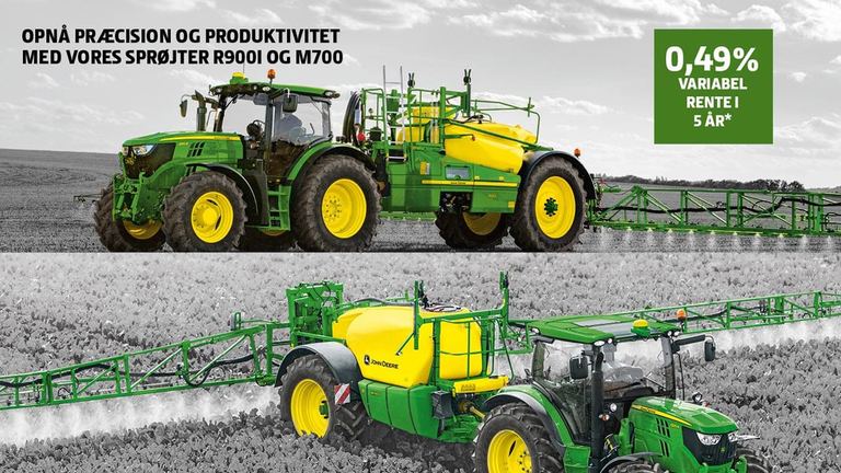Opnå præcision og produktivitet med vores sprøjter R900i og M700